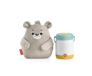Fisher-Price Sensimals Osito peluche de cuna con proyector para bebé con música, luces y sonidos luciérnagas relajantes para la hora de dormir (Mattel GRR00)