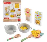 Fisher-Price Conjunto de juego de cocina JFG14 - 31 piezas, comida y utensilios de madera