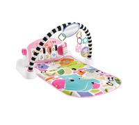 Fisher-Price Tapete de actividades para bebé Glow and Grow Kick & Play Piano Gimnasio, juguete musical portátil con etapas inteligentes de aprendizaje, a partir de 0 meses, rosa, versión en inglés