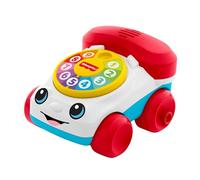 Fisher-Price teléfono con Ruedas de Juguete para bebés, vehículo de Arrastre con Sonidos para Gatear, Juegos para el Desarrollo Infantil, bebés a Partir de 6 Meses, JKD56