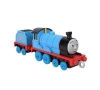 Fisher-Price Thomas y Sus Amigos Locomotora Edward, Tren de Juguete Azul con 1 vagón de Carga y Conectores, Compatible con Las Pistas de vías, Juguete Regalo para niños y niñas +3 años, HTN29
