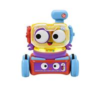 Fisher-Price Tito Robotito, Robot Aprendizaje 4 en 1, Juguete Interactivo con Luces y Sonidos, Regalo para bebés +6 Meses, versión español, HCK45