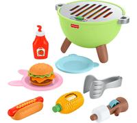Fisher-Price Toddler Toys Friendship Forest Activity Grill, 14-Piece Food Playse