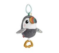 Fisher-Price Tucán Aletea Peluche para colgar con alas que se mueven, juguete para bebés recién nacidos (Mattel HNX66)