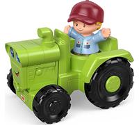 Fisher-Price Vehículo y Figura Little People - Granjero y Tractor Verde