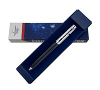 Fisher Space Pen APOLLO Cap-o-matic - Bolígrafo con tapa cromada, caja de regalo FS251