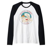 Fisherman Funny Fishing Legends Club Official Fisherman Mens Camiseta Manga Raglan