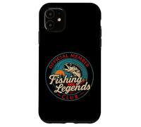 Fisherman Funny Fishing Legends Club Official Fisherman Mens Carcasa para iPhone 11