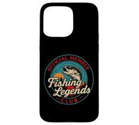 Fisherman Funny Fishing Legends Club Official Fisherman Mens Carcasa para iPhone 15 Pro MAX