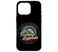 Fisherman Funny Fishing Legends Club Official Fisherman Mens Carcasa para iPhone 16 Pro