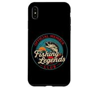 Fisherman Funny Fishing Legends Club Official Fisherman Mens Carcasa para iPhone XS MAX