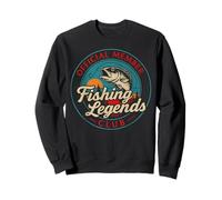 Fisherman Funny Fishing Legends Club Official Fisherman Mens Sudadera