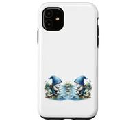 Fisherman Gnome Grandpa On The River For Fishing Buddies Carcasa para iPhone 11