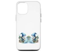 Fisherman Gnome Grandpa On The River For Fishing Buddies Carcasa para iPhone 12/12 Pro