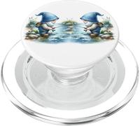Fisherman Gnome Grandpa On The River For Fishing Buddies PopSockets PopGrip para MagSafe