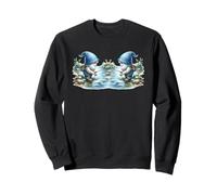 Fisherman Gnome Grandpa On The River For Fishing Buddies Sudadera