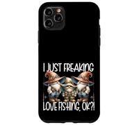Fisherman Grandpa GNOME Graphic I Just Freaking Love Fishing Carcasa para iPhone 11 Pro MAX