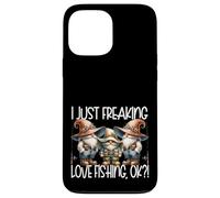 Fisherman Grandpa GNOME Graphic I Just Freaking Love Fishing Carcasa para iPhone 13 Pro MAX