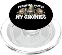 Fisherman Grandpa Gnomes For Men Fishing with My Gnomies PopSockets PopGrip para MagSafe