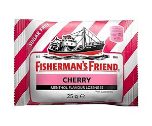 fisherman' S Friend Cherry Mentol Lozenges with Sweeteners 25 G - Pack of 24 by Lofthouse of Fleetwood Limited
