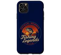 Fisherman Vintage Cool Fishing Legends Club Official Funny Carcasa para iPhone 11 Pro MAX
