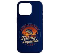 Fisherman Vintage Cool Fishing Legends Club Official Funny Carcasa para iPhone 16 Pro