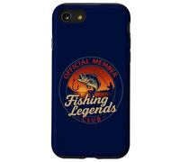 Fisherman Vintage Cool Fishing Legends Club Official Funny Carcasa para iPhone SE (2020) / 7/8