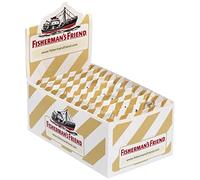 Fisherman's Friend Miel Limón, Caramelo Comprimido Sin Azúcar - 12 unidades de 25 gr. (Total 300 gr.)