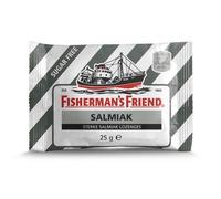 Fisherman's friend Salmiak sin azúcar negro 24x | Peso total 600 gr