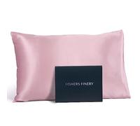 Fishers Finery Funda de Almohada de Seda de Morera 100% Pura de 25 mm, Buen Ganador de la Limpieza (Rosa Inglesa, estándar)