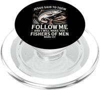 Fishers of Men Christian Mark 1:17 Versículo de la Biblia PopSockets PopGrip para MagSafe