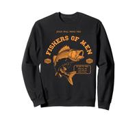 Fishers of Men - Verso bíblico Cristiano Vintage Fishing Dad Sudadera
