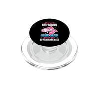 Fisherwoman Real Girls Go Fishing Smart Girls Go Fishing PopSockets PopGrip para MagSafe