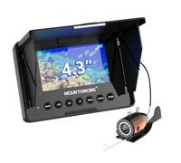 Fishfinder con Pantalla IPS de 4,3” Cámara de Pesca Submarina con Visión Nocturna, Localizador de Peces IP68 Impermeable, Batería 8500mAh, Portátil 1200TVL HD para Pesca en Hielo, Lago y Mar (30M)