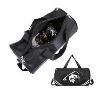Fishing Bag - Sports Angling Tote, Adjustable Shoulder Handbag | Multifunction Outdoor Camping Hiking Beach Carrier, Saltwater Freshwater Kayak Lake Travel Gear With Storage Organizer Men Women, Negro