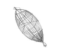 Fishing Bait Cages, Cage for Shrimp, Stainless Steel Lure Basket 7,76 x 2,36 pulgadas, Secure Nesting Contenedor, Groundbait and Maggot Holder for Carp Reef Area Use