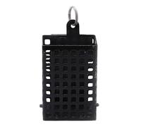 Fishing Bait, Iron Cage, Rust-Resistant Sturdy Iron Material Square Metal Portable with Bait Tool and Nest Maker, Fish Trap for Freshwater and Saltwater