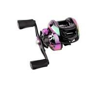 Fishing Baitcasting Reel Spool 18+1BB 10kg/22LB MAX Drag Speed Ratio 7.2:1 Magnetic Casting Pesca Reels(Colorful,Left Hand)