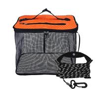 Fishing Basket - Foldable Fish Bag for Caught Fish, Quick-Drying Fish Keeper, Large Live Fishing Bucket, Portable Fish Storage for Sea Rock & Ice Fishing, Foldable Fishing Basket - Quick-Drying Fish