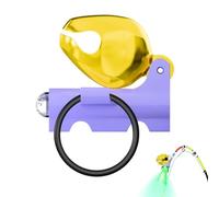 Fishing Bells With Light - 4cm Waterproof Wireless Lightweight Stable Indicator, Useful Fishing Tools, For Bank Raft Dark Rod River Water Sea Lake Saltwater