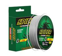 Fishing Braid Wire - Abrasion Resistant Line, Fast Water Cutting PE Cord | 328FT Strength Thread For Bass Angling, Smooth Casting Performance Tackle Accessory For Saltwater Usage