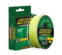 Fishing Braid Wire - Abrasion Resistant Line, Fast Water Cutting PE Cord | 328FT Strength Thread For Bass Angling, Smooth Casting Performance Tackle Accessory For Saltwater Usage