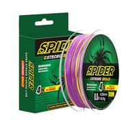 Fishing Braid Wire - Abrasion Resistant Line, Fast Water Cutting PE Cord | 328FT Strength Thread For Bass Angling, Smooth Casting Performance Tackle Accessory For Freshwater Saltwater Usage
