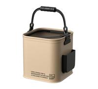 Fishing Bucket, Foldable Fish Bait Bucket, Multifunctional Waterproof Water Bucket, Portable Fishing Bucket, Hiking and Camping Bucket, BBQ Water Bucket, Beach Fishing Bucket