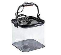 Fishing Bucket Foldable - Foldable Fishing Bucket | Multi-Functional Hand-Held Fish Buckets | Portable Live Bait Minnow Buckets with Anti-Slip Rope, Lightweight PP Material Storage Container for Outdo
