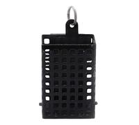 Fishing Cage Trap - Catfish Metal Catch Tool, Portable Feeder Basket with Grip, Bait Thrower Frame with Comfort, Boat Gear Functional Utility, Freshwater Supplies for Outdoor, River, Lake