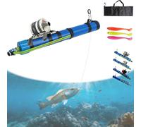 Fishing Catapult Rod, 2026 Upgrade Telescopic Precise Lure Launcher Fishing Tool, Compact Sling Shot Fishings Pole Reel for Saltwater and Freshwater, Funny Fishings Gifts for Men (BL25)