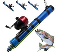 Fishing Catapult Rod, Slingshot Fishing Reel, Professional Portable Catapult Fishing Rod with Slingshot Fishings Reel for Saltwater & Freshwater