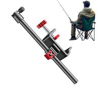Fishing Chair Umbrella Stand, Quick Release Rod Holder Rack 11.61x2.36x1.97 Inches, Multi-Functional Net Bracket Mount, Durable Gear Support for Deep Sea Anglers Saltwater Dock Boat Pier Use