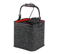 Fishing Container with Net | Portable Fishing Equipment | Impermeable Fishing Bucket, Fishing Tool Organizer, Multi-Use Fishing Bucket, Suministros de pesca al aire libre, Fishing Trip Essentials
